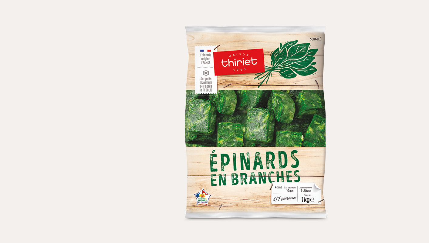 Epinards en branches