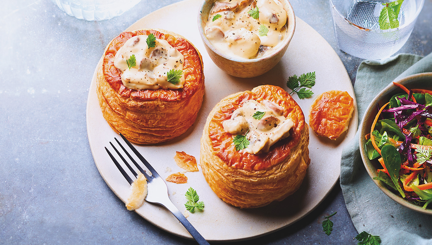 Garniture au poulet pour bouchées à la reine surgelé, gamme Entrées