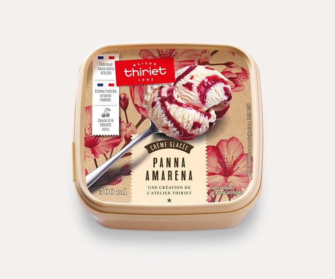 Crème glacée Panna amarena