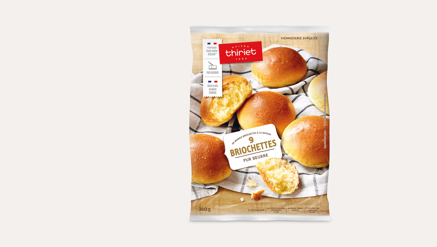 9 briochettes Lot de 2 sachets