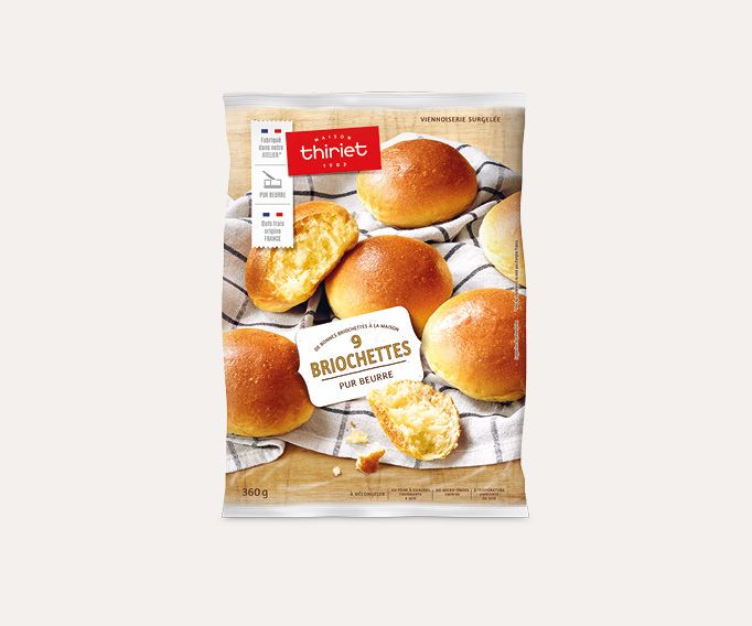 9 briochettes Lot de 2 sachets