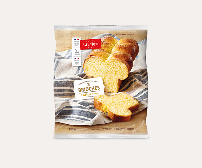 3 Brioches parisiennes pur beurre