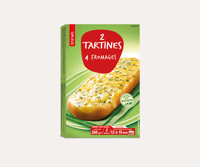 2 Tartines 4 fromages