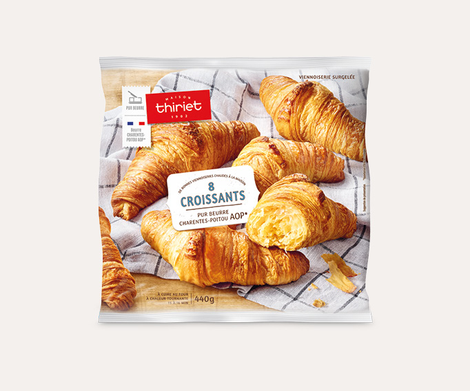 8 Croissants - pur beurre Charentes-Poitou AOP*