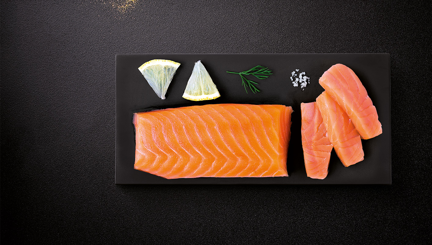 Coeur de filet de saumon Atlantique fumé - Norvège