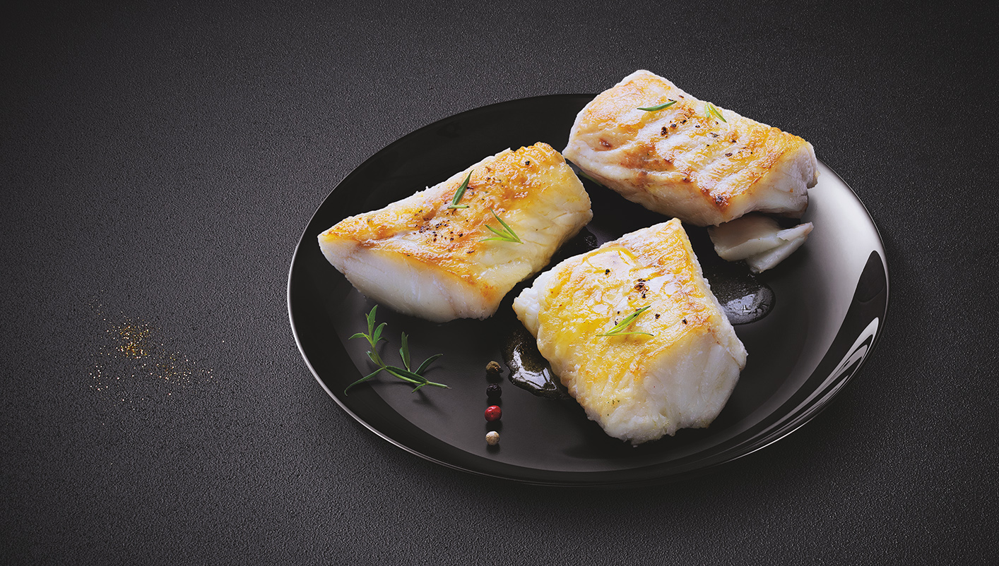 Filets de julienne coupés en portions