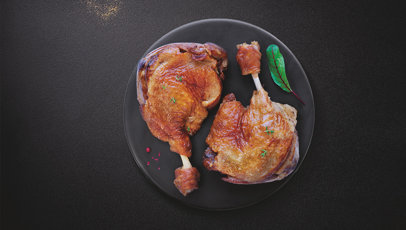 2 Cuisses de canard confites