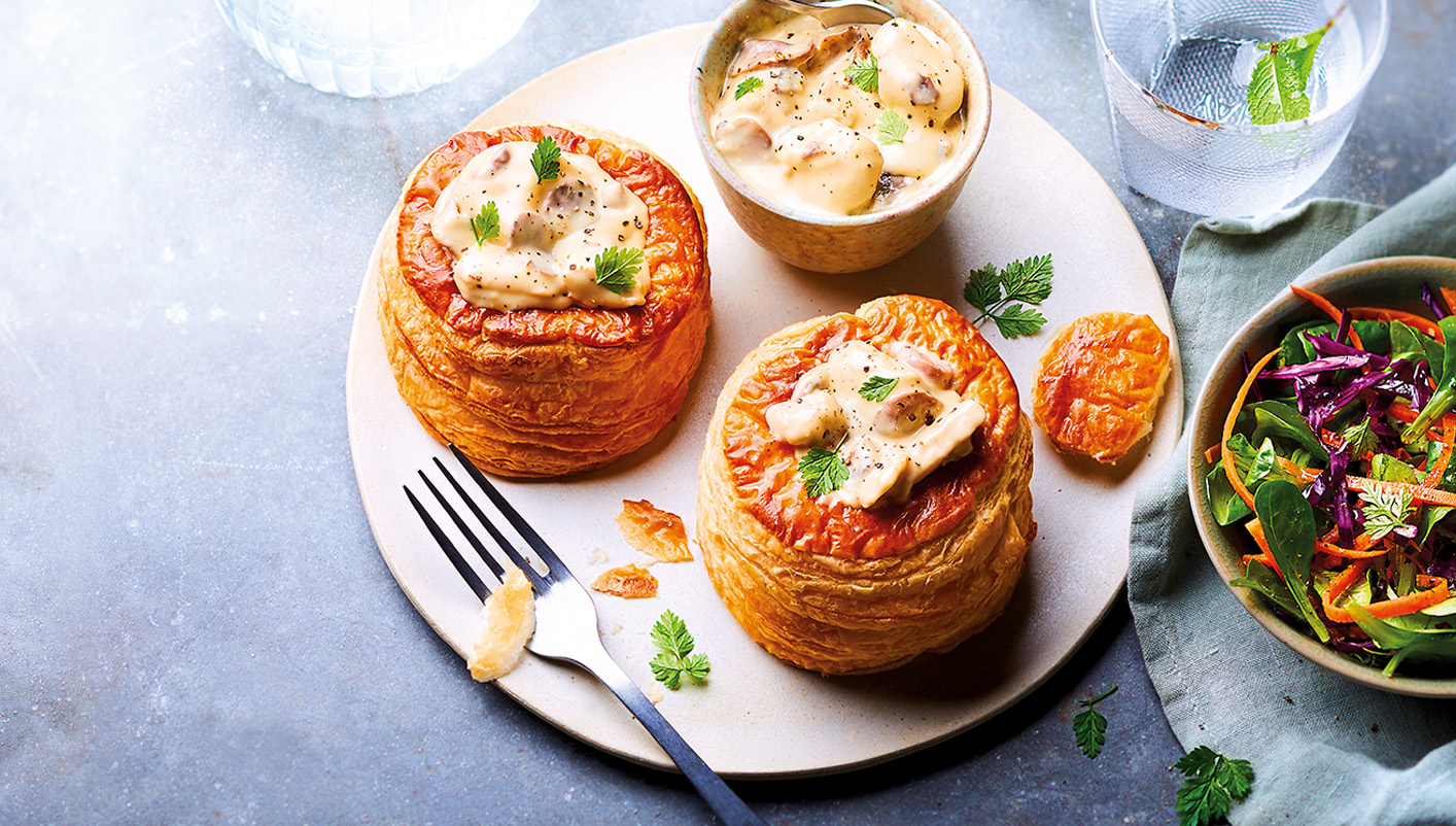 4 Croûtes à bouchées à cuire