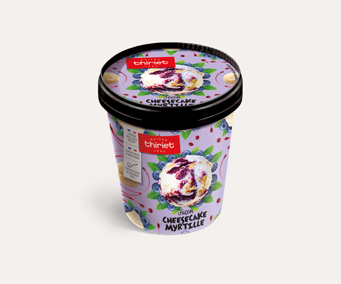 Façon cheesecake myrtille