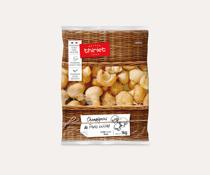 Champignons de Paris entiers 1er choix