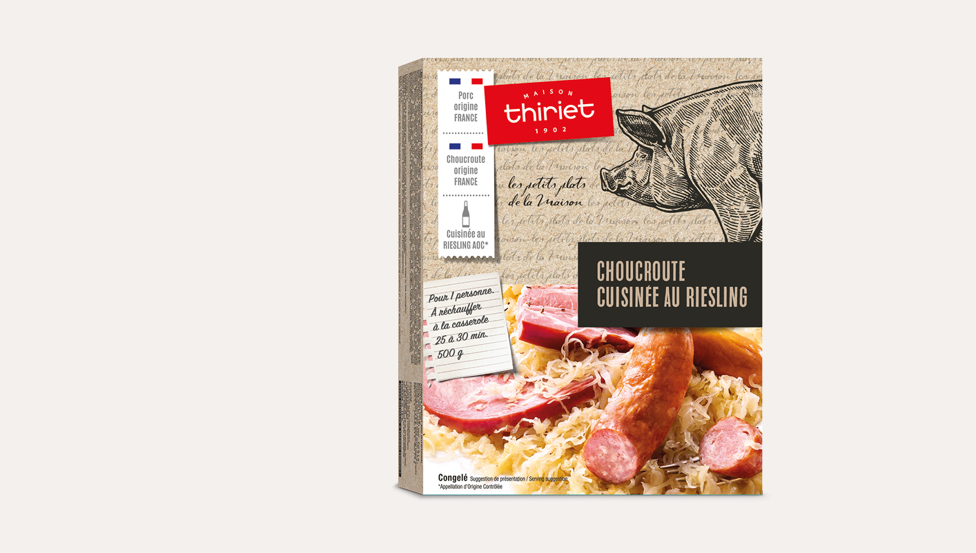 Choucroute cuisinée au Riesling