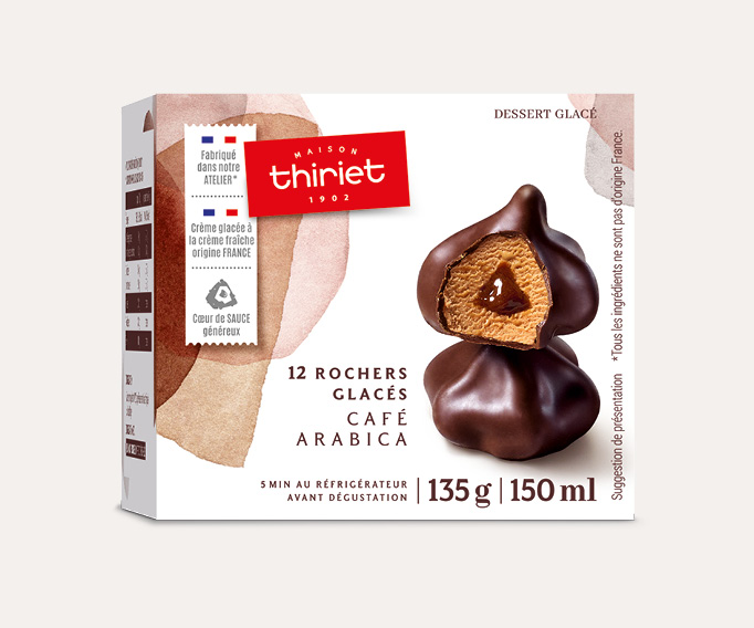 12 Rochers glacés café arabica