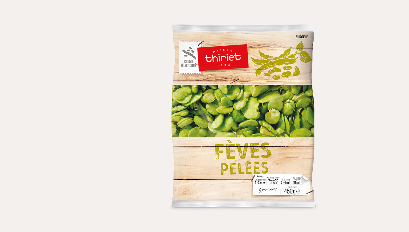 Fèves pelées