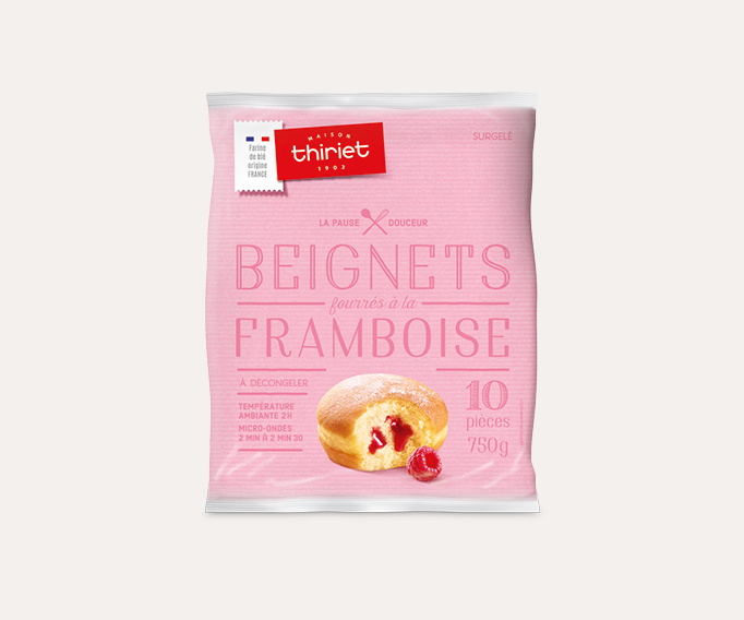 10 Beignets fourrés framboise