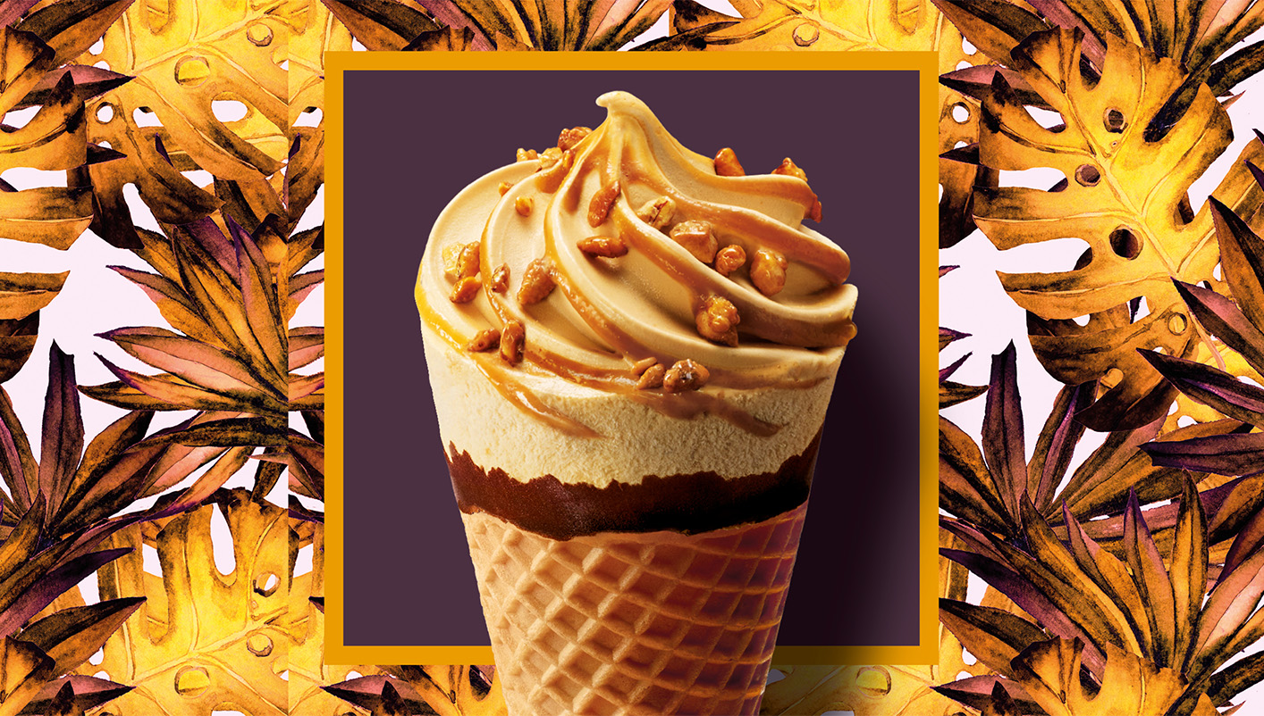 6 Cornets Rhum Raisins Cœur de sauce au Rhum