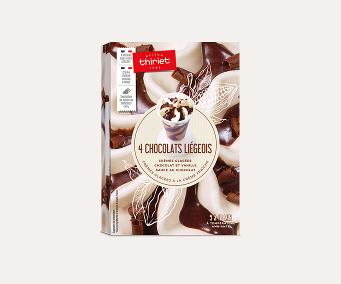 4 Chocolats liegeois