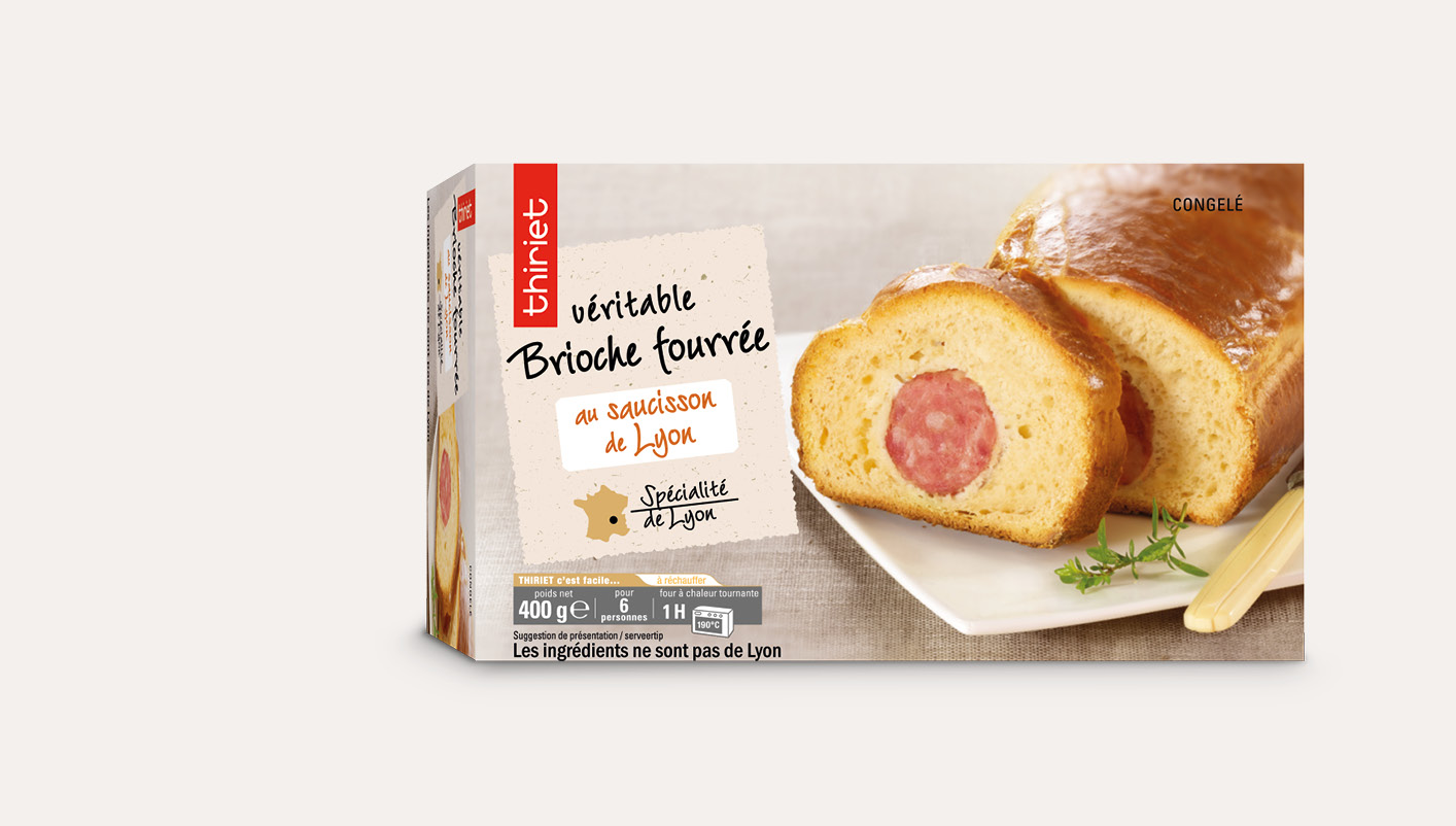 Véritable brioche fourrée au saucisson de Lyon