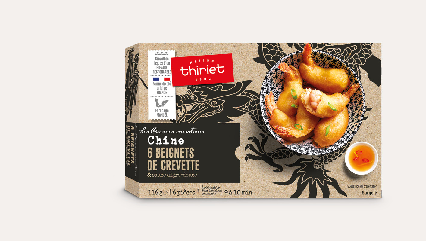 6 Beignets de crevette