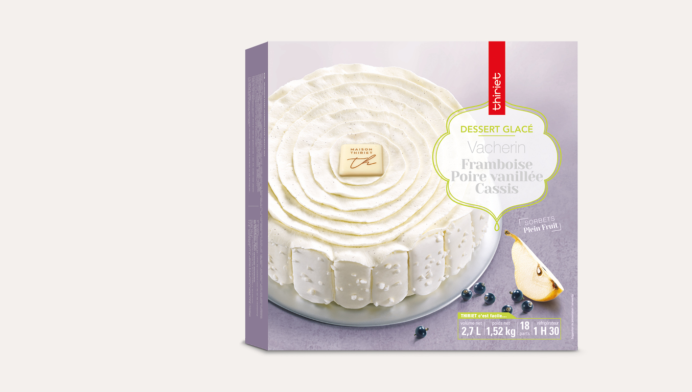Vacherin Framboise Poire vanillée Cassis