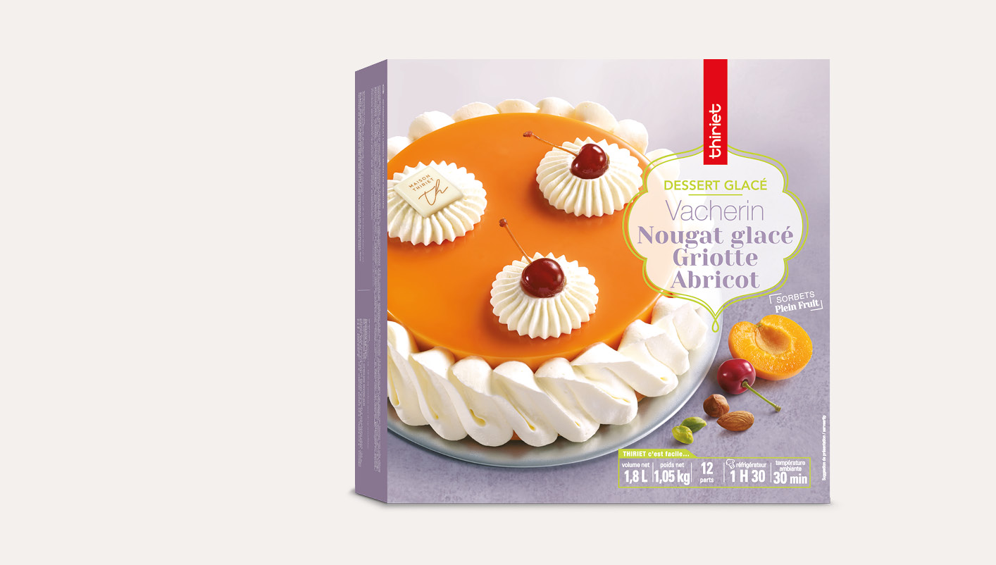 Vacherin nougat griotte abricot