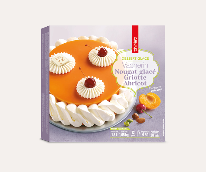 Vacherin nougat griotte abricot