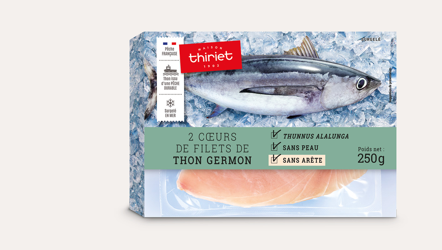 2 Cœurs de filet de thon germon