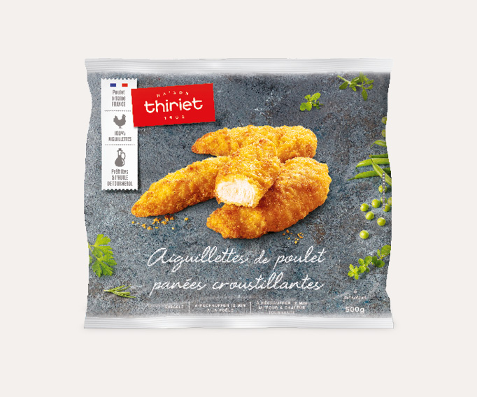 Aiguillettes de poulet panées croustillantes