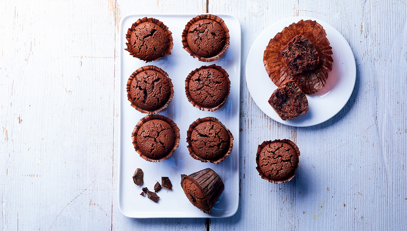 9 Mini fondants au chocolat