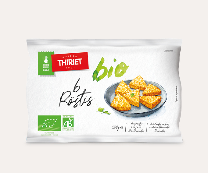 6 Röstis biologiques Le 2ème à -40%