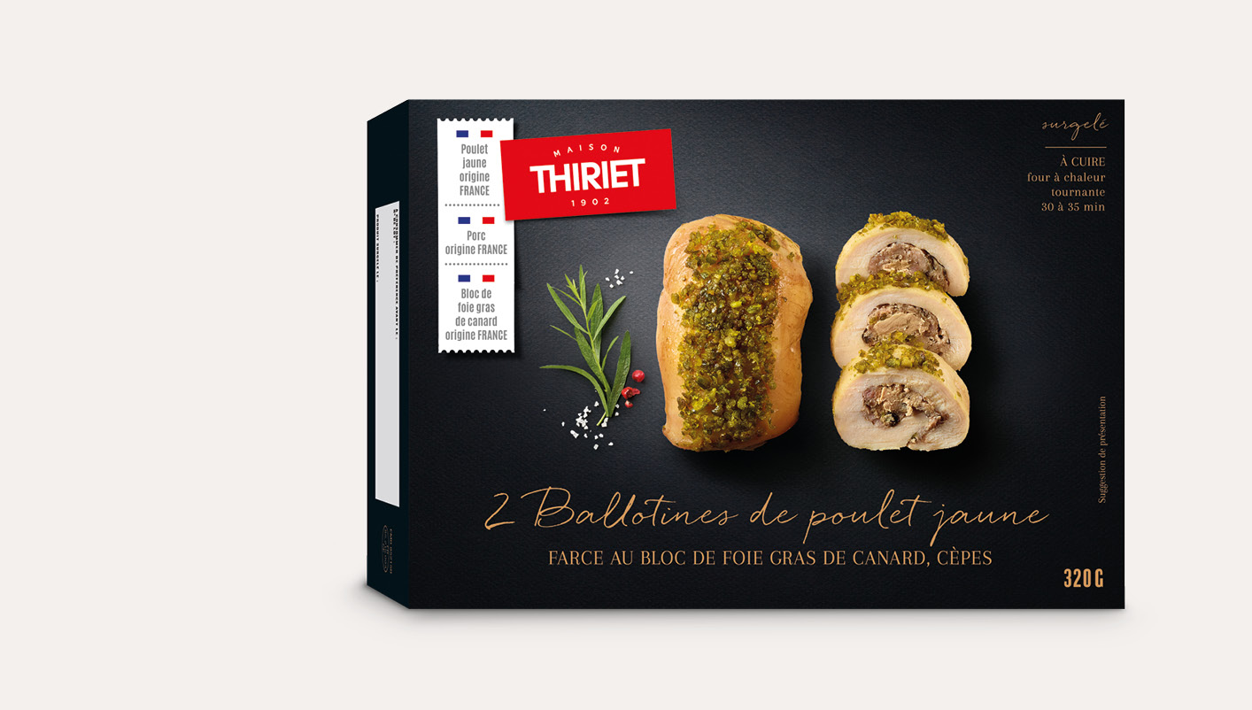 Menu de Noël Menu 20 euros/personne pour 4, surgelés Maison Thiriet