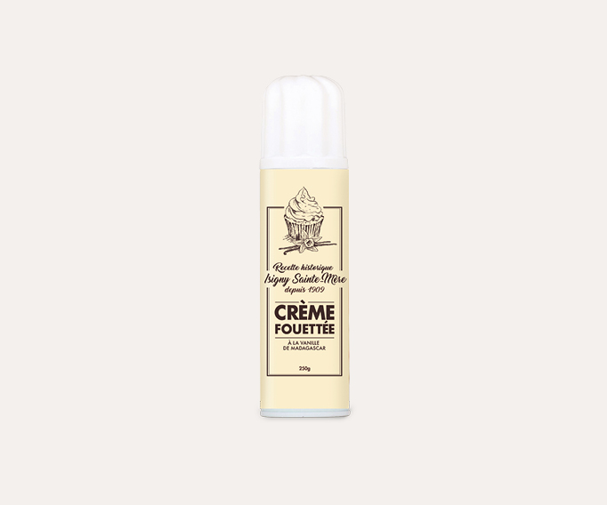 Crème fouettée Isigny Ste mère à la vanille de Madagascar
