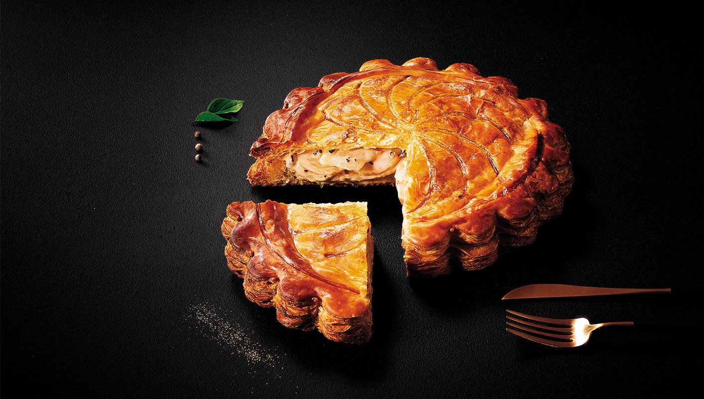 Tourte pommes de terre à la truffe blanche d'été (1%)