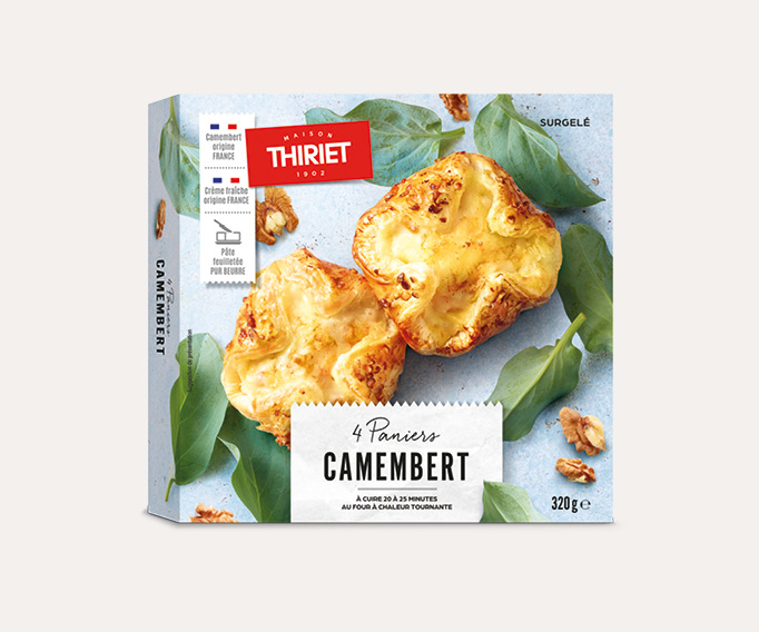 4 Paniers camembert Lot de 2 boîtes