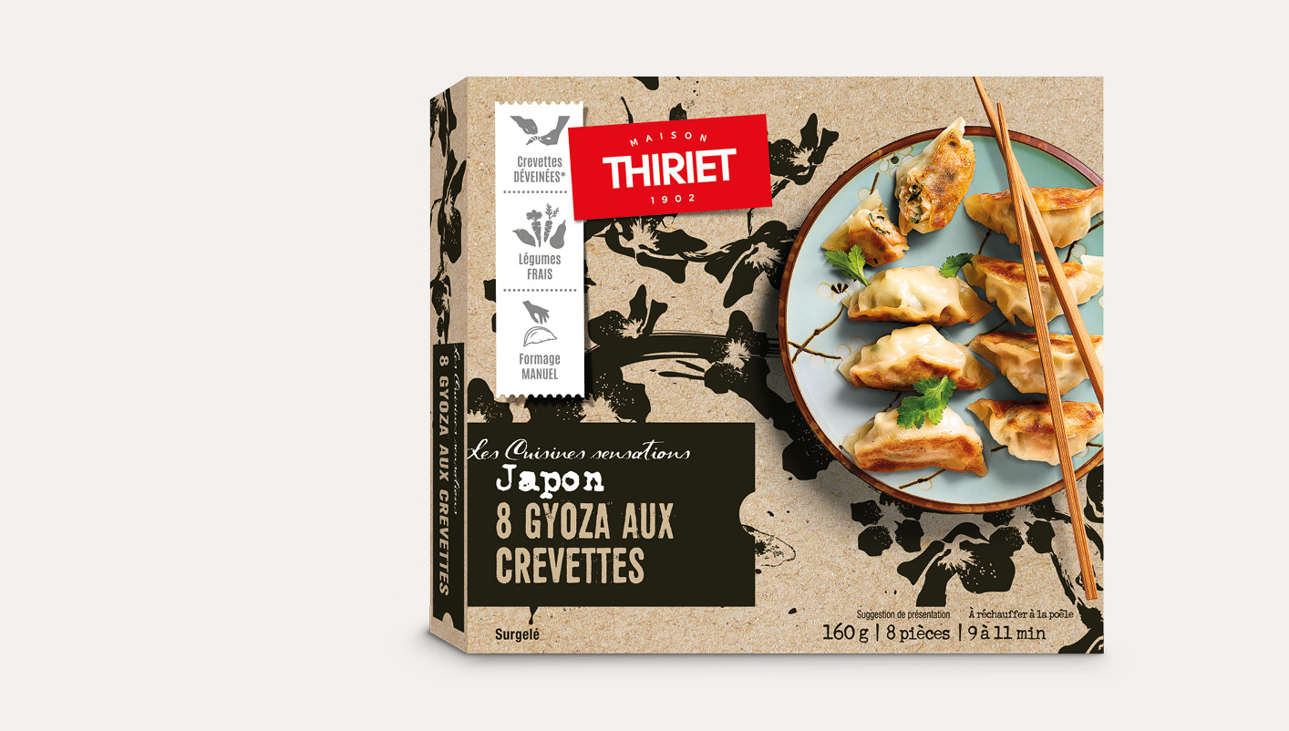 8 Gyoza crevettes La 2ème à -50%