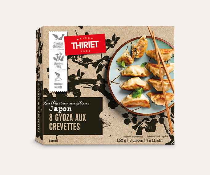 8 Gyoza crevettes La 2ème à -50%