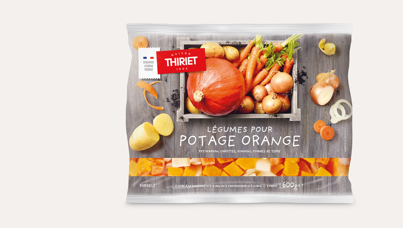 Légumes pour potage orange