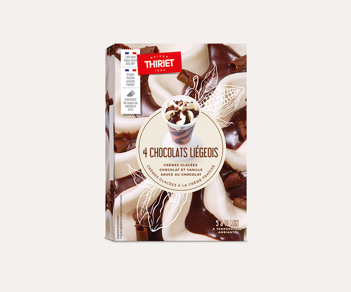 4 liégeois La 2ème au choix à -50%