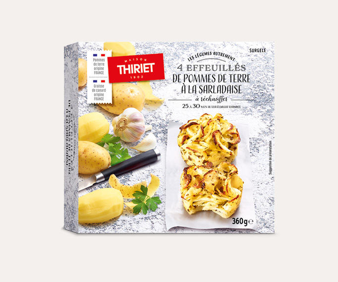 4 Effeuillés de pommes de terre sarladaise Lot de 2 boîtes