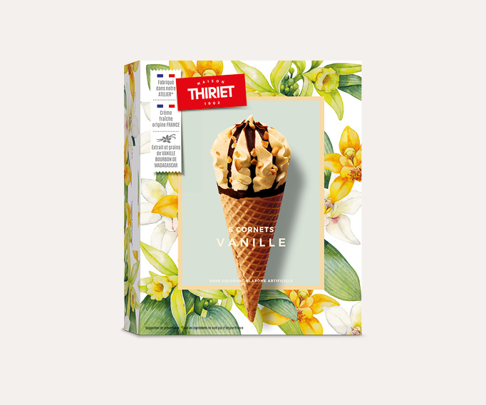 6 cornets au choix La 3ème boîte offerte