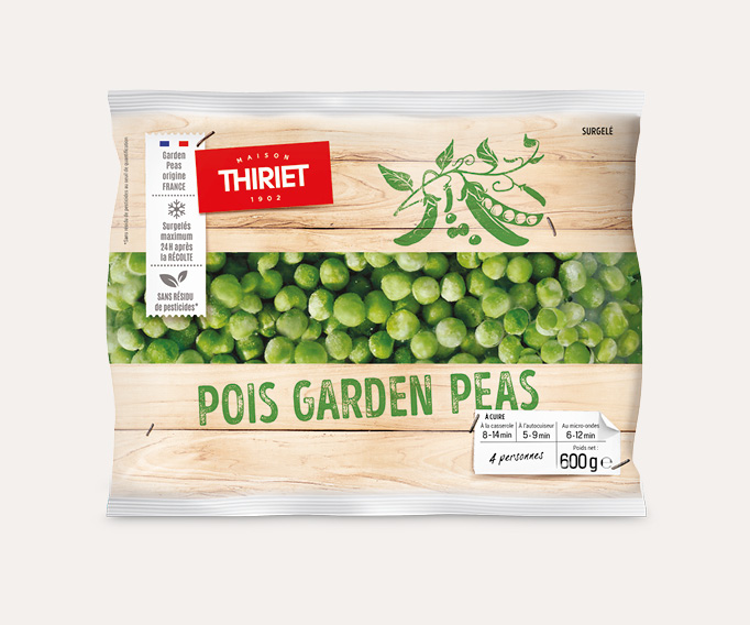 Pois garden peas - 4 parts Lot de 2 sachets
