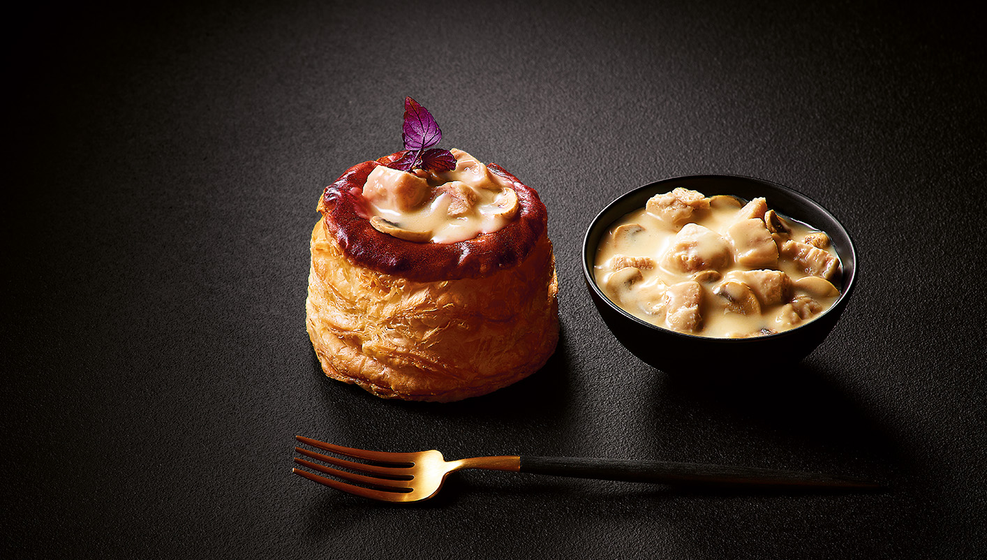 4 Croûtes à bouchées à cuire