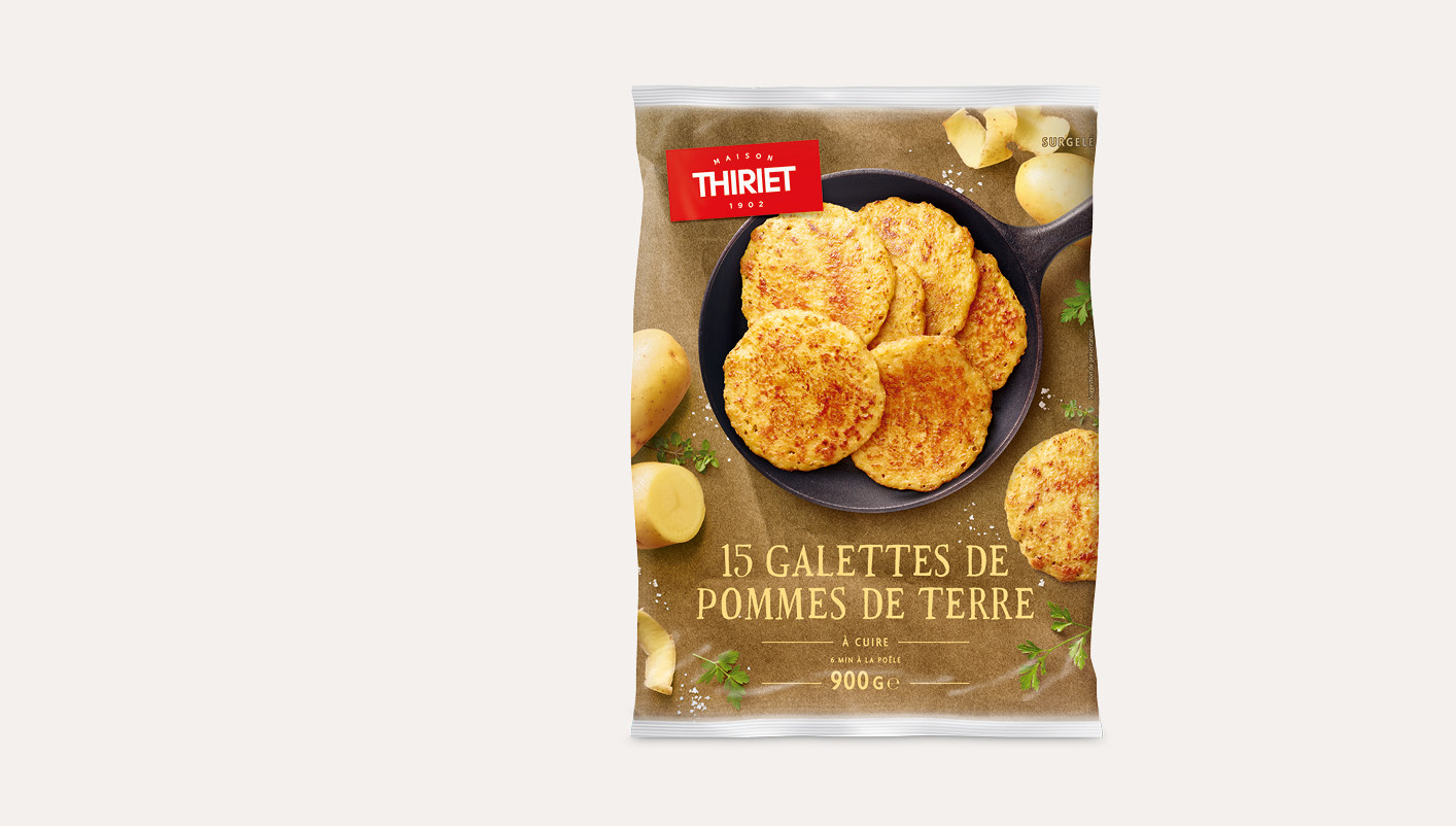 15 Galettes de pommes de terre Le 2ème à -40%