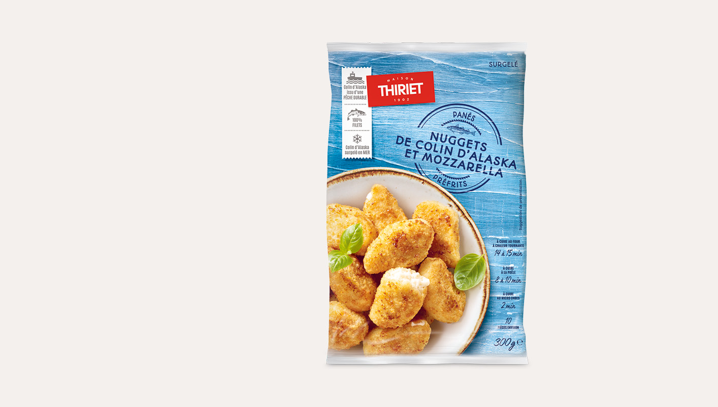 Nuggets de colin d'alaska et mozzarella Le 2ème à -40%