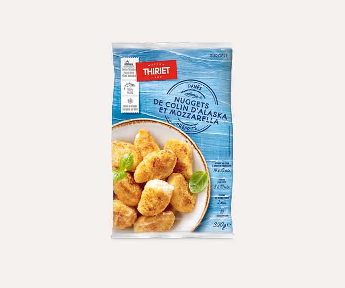 Nuggets de colin d'alaska et mozzarella Le 2ème à -40%