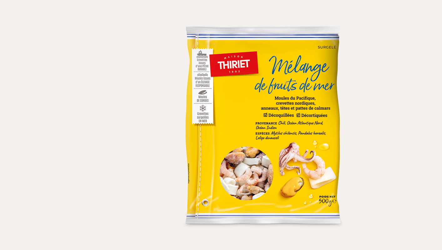 Mélange de fruits de mer Le 2ème à -50%