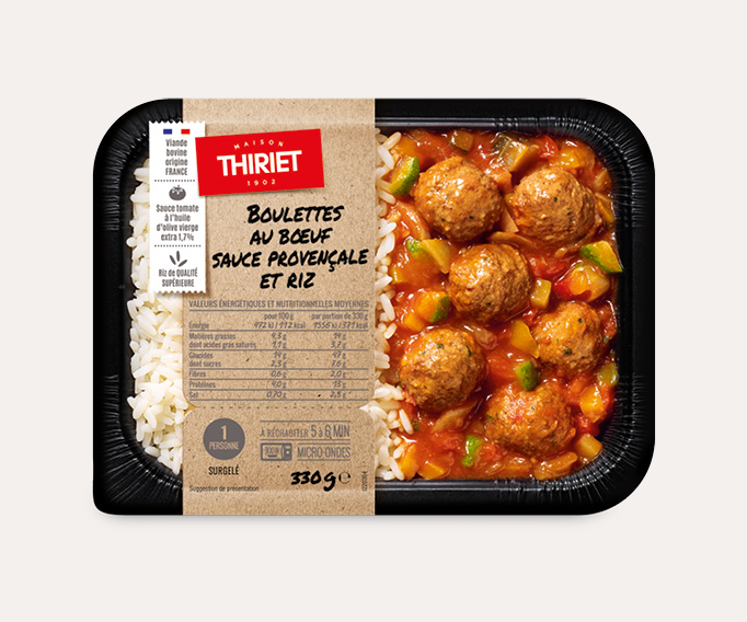 Plats cuisinés au choix Le lot de 4