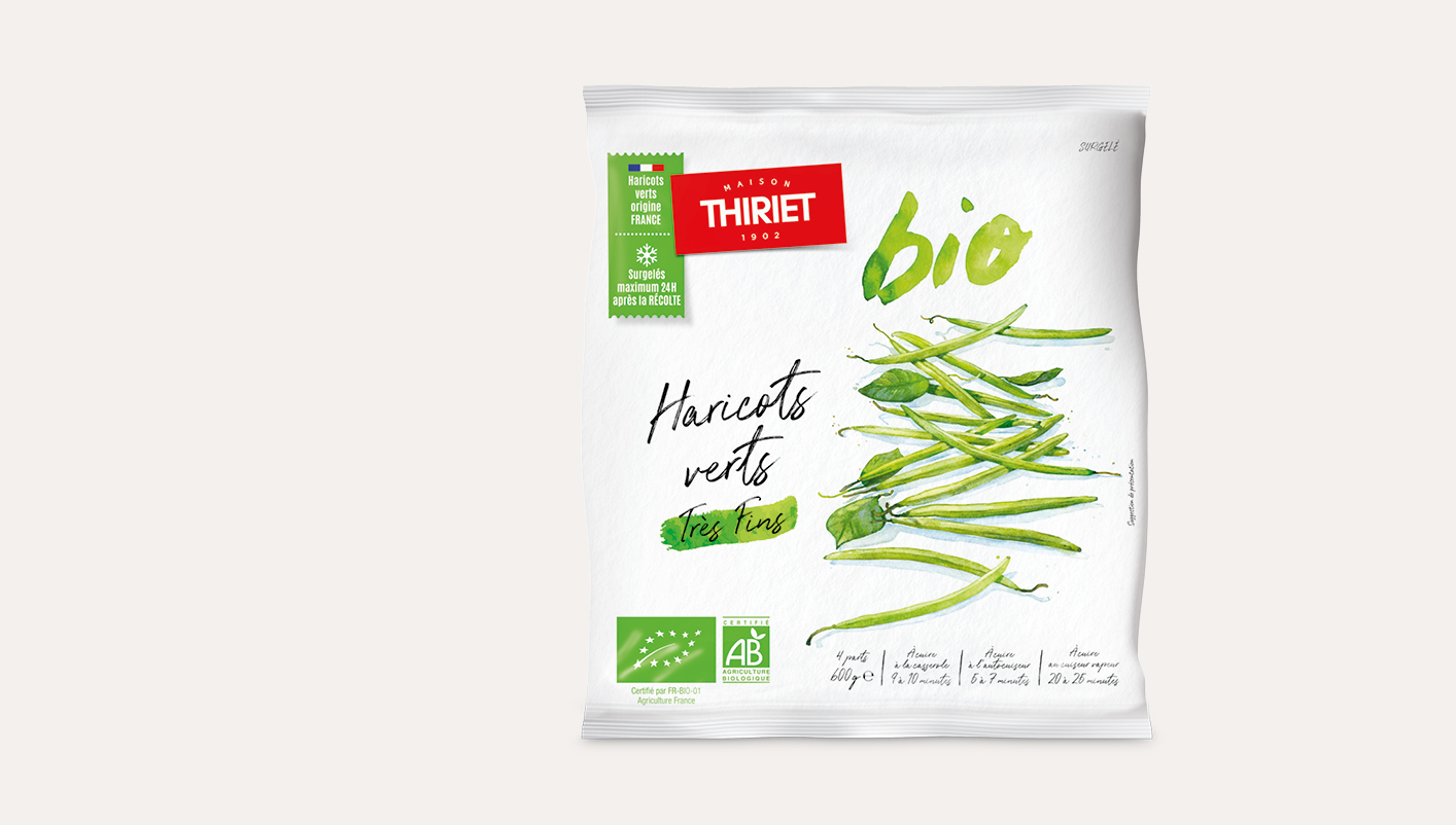 Haricots verts très fins biologiques Le 2ème à -20%