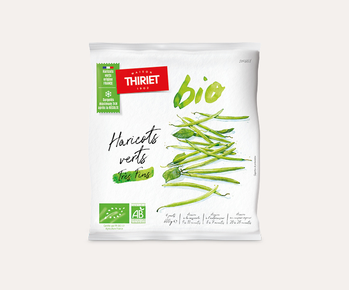 Haricots verts très fins biologiques Le lot de 2