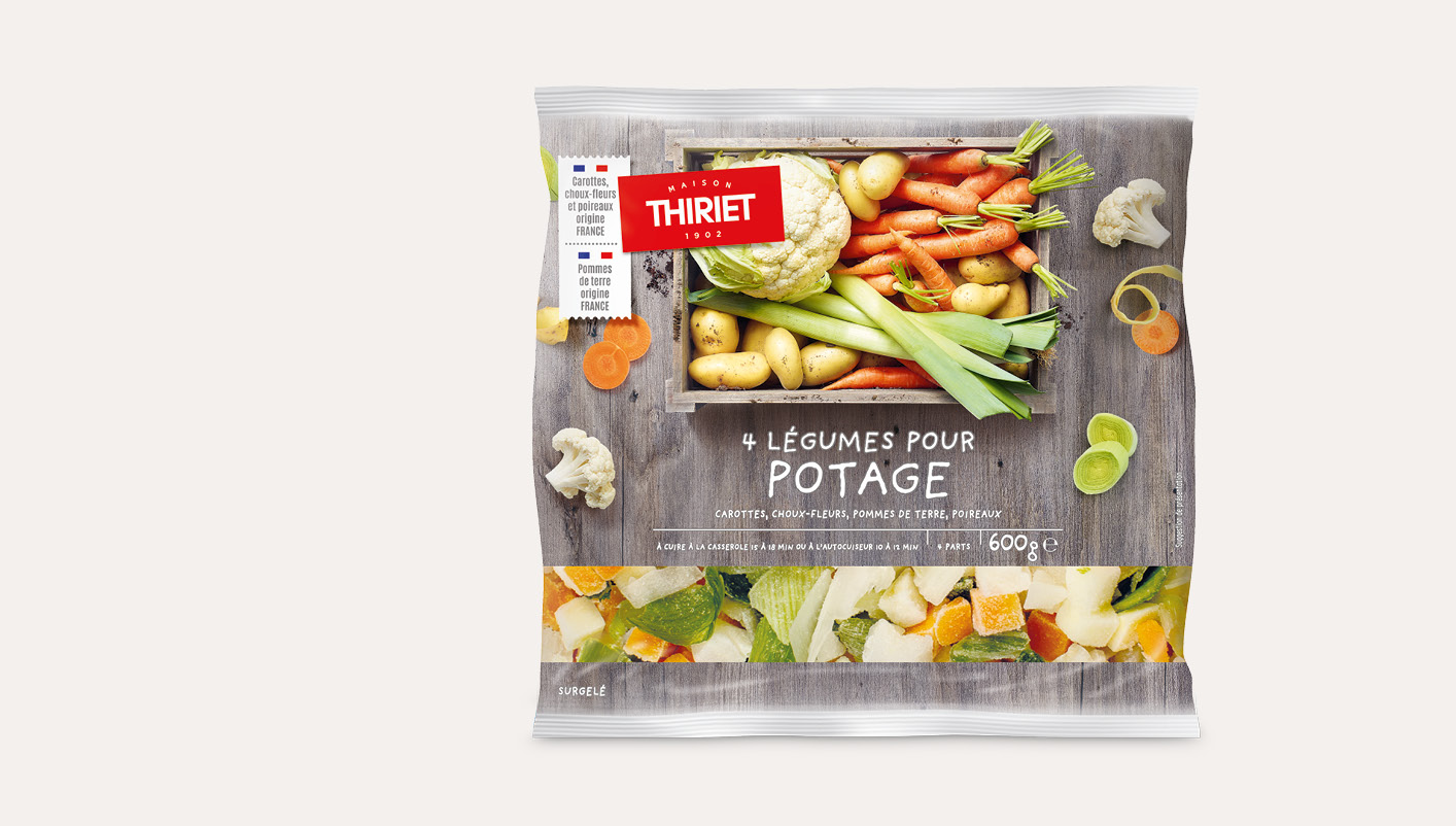 4 Légumes pour potage Le 2ème à -30%