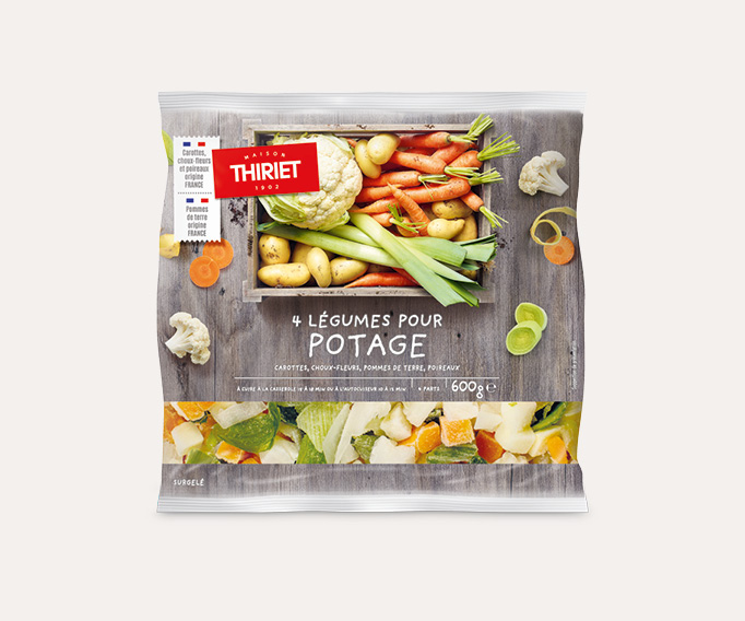 4 Légumes pour potage Le 2ème à -30%
